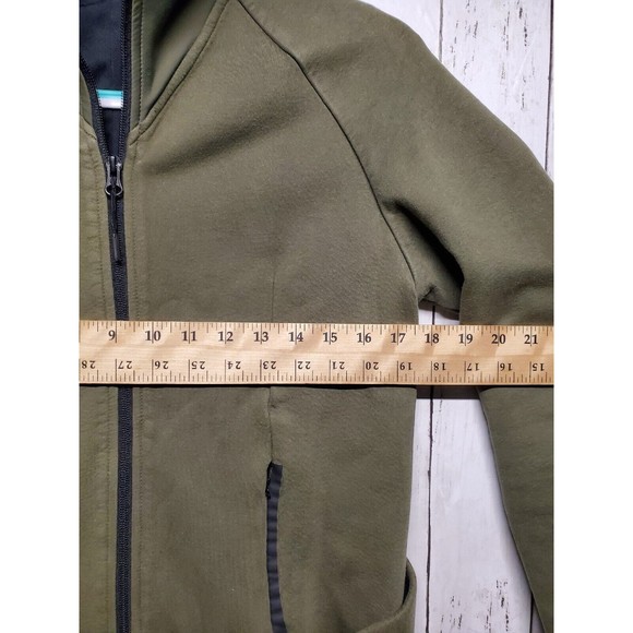 Nike Sportswear Tech Pack Fleece Jacket Women's XS Long Zip Up Olive Green - Picture 13 of 16